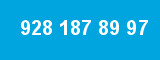 928 187 89 97 928 187 89 97